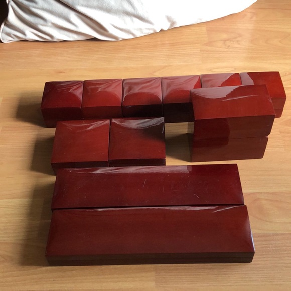 Lot of wood jewellery boxes - Picture 2 of 7